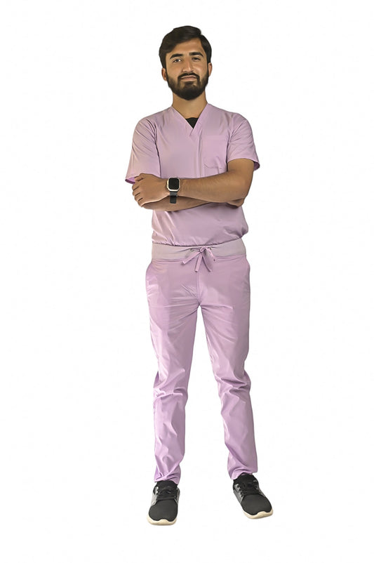 Lilac Men's Scrubs