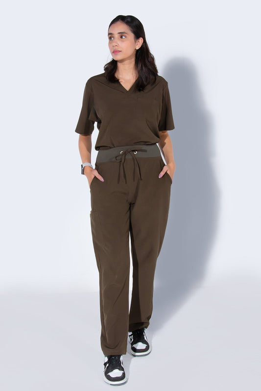 Straight Pant Olive Green | Women