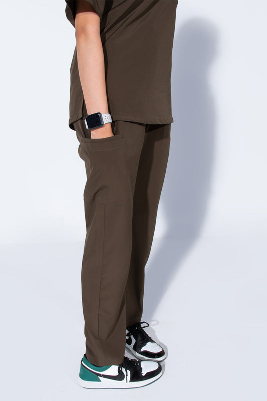 Straight Pant Olive Green | Women