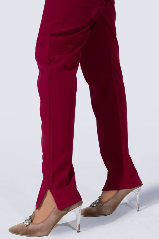 Wide Leg mulberry maroon | Women