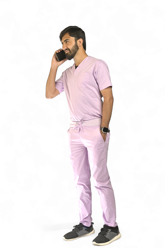 Lilac Men's Scrubs