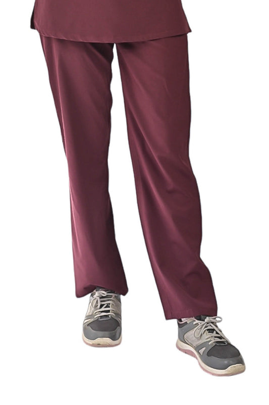 Maroon Bottom women Scrubs